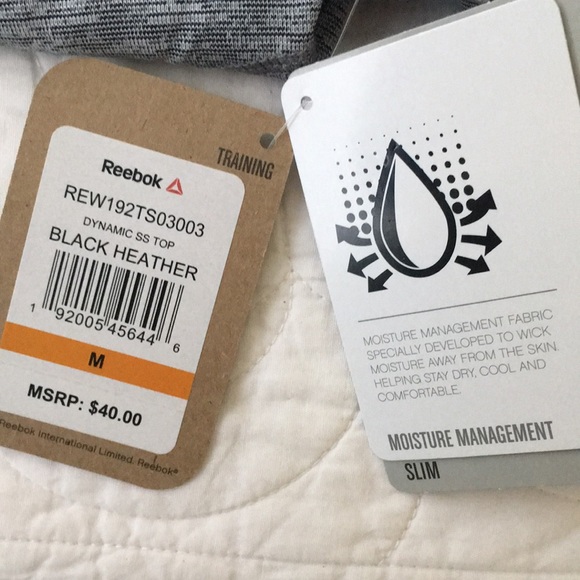 Reebok Women's Short Sleeve Slim Fit Training Tee (NWT) - Picture 8 of 8